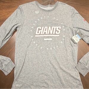 Nike Gray Giants Long Sleeve Tee